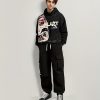 Men’S Hip-Hop Harajuku Streetwear Oversized Hooded Sweatshirt with Japanese Anime Manga Print – Heavyweight Winter Warmth, Loose Fit Casual Pullover for Anime Conventions & Casual Attire, All-Season () – Ideal for Layering & Statement Outfits