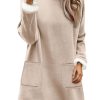 Women’s Sweater – Warm Loose Fit Winter Sweater with, Cozy Crew Neck Pullover, Casual Solid Color Sweater for Fall & Winter, Machine Washable Blouse for Office, Commute & Casual Attire – Non- Layering Piece (No