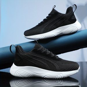 Men's Breathable Height-Increasing Running Shoes with 3.15inch Lift, Lightweight Summer Sneakers for Men, Athletic Footwear, Walking Shoes, Sporty Design, Casual Sneakers, Breathable Fabric Lining, Lightweight Construction, Comfortable Walking Shoes, Men'S Height Boost Shoes, Active Lifestyle, Casual Attire