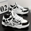Men’S Black & White Checkered Low-Top Sneakers – Breathable Lightweight Athletic Platform Trainers with Cushioned EVA Insole, Arch Support & Non-Slip PVC Sole – All-Season Gym, Running, Walking Shoes for Casual Wear – Stylish Round-Toe Design (Synthetic Upper), Men Trainer Size, Men Sports Shoe, Men Sneaker, Running Shoe For Men, Shoe For Men Sneaker, Men Shoe, Men Tennis Shoe, Sneaker For Men, Men Platform Shoe, Men Sports Shoe On Offer, Sneakers For Men, White Casual Shoe For Men