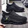 Men’s Low-Top Breathable Knit Hiking Shoes – Arch & Anti-Odor Technology, Thick Cushioned MD Sole, Ergonomic Arch & Traction Tread – Lightweight Sneakers for Gym, Jogging, Walking – Slip-Resistant Low-Top Sneakers (Blacku002FGrayu002FWhite) – Summer 2025 New Design, Slip-On Closure, EVA Cushioning, Solid Color Options, Minimalist Style for Men’s Sports & Hiking Shoes, Hiking Boots for Men