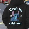 Design – Sense Disney – Licensed Stitch with Funny Slogan Printed Women’s Hooded Zip – up Sweatshirt