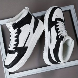 4-color EVA Men's Sports Shoes High-top Shoes Board Shoes Lightweight Casual Skate Shoes Black Gray Green Men's Shoes