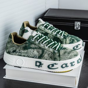 BJ888 Men's Slip-On Sneakers - Lightweight Casual Shoes with Cushioned PVC Sole, Low-Top Sneakers Blacku002FYellow colorway for Gym, Everyday & Formal Wear - All-Season Comfortable Footwear, Gym Ready Footwear, Stylish Contrast Detailing, Durable Pu Upper, Minimalist Design, Breathable Fabric, Active Lifestyle